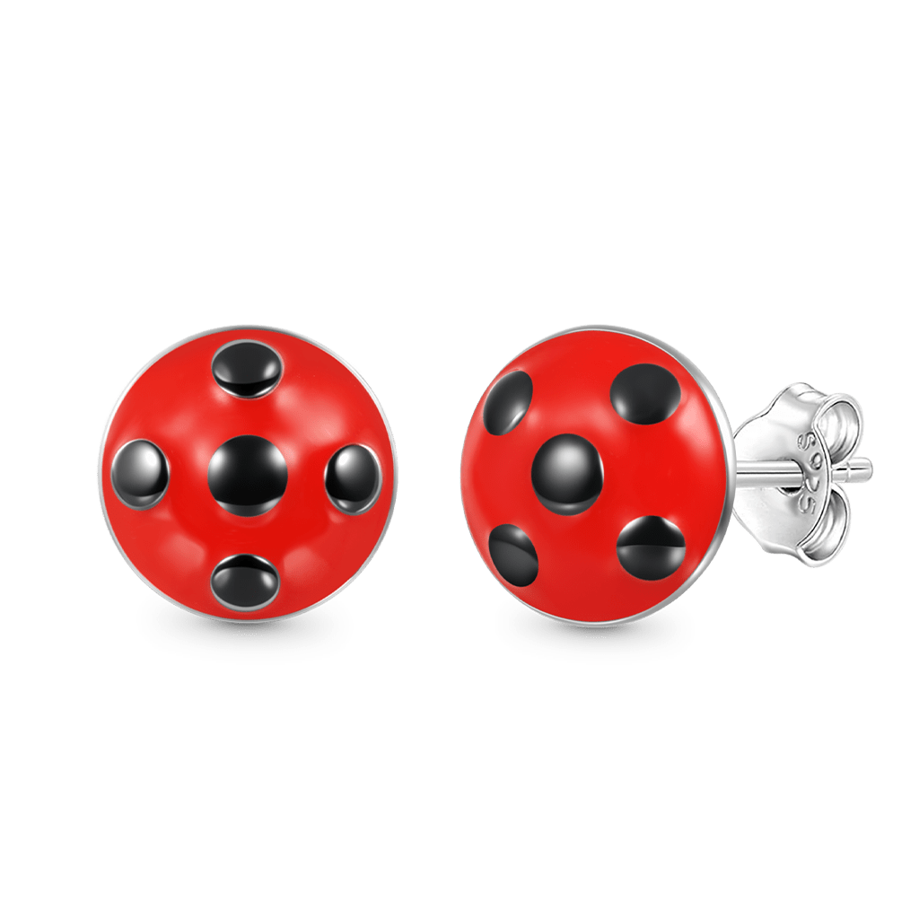 Miraculous Ladybug Stud Earrings image number 0