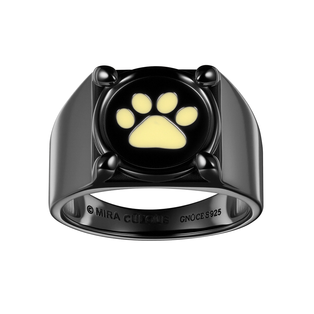 Cat Noir Glow-in-the-Dark Ring image number 0