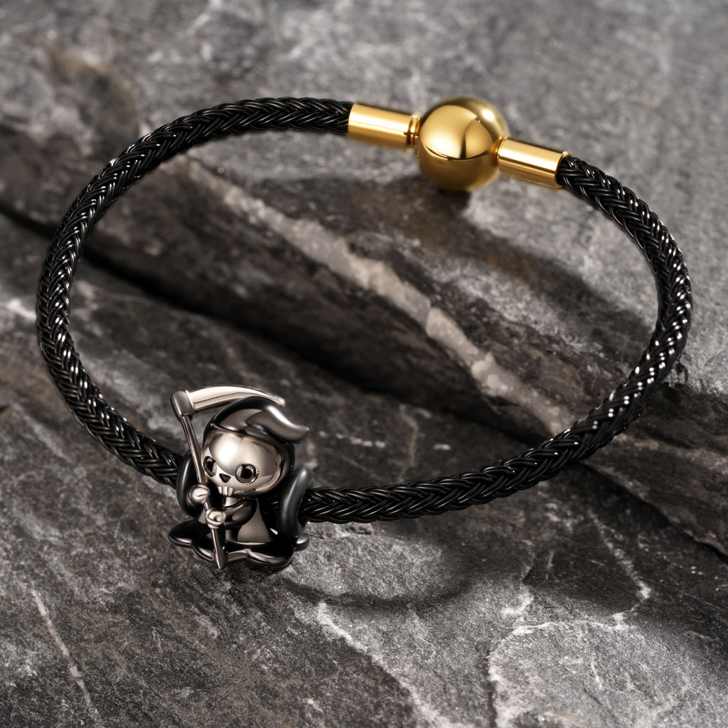 Black Snap Basic Bracelet image number 2