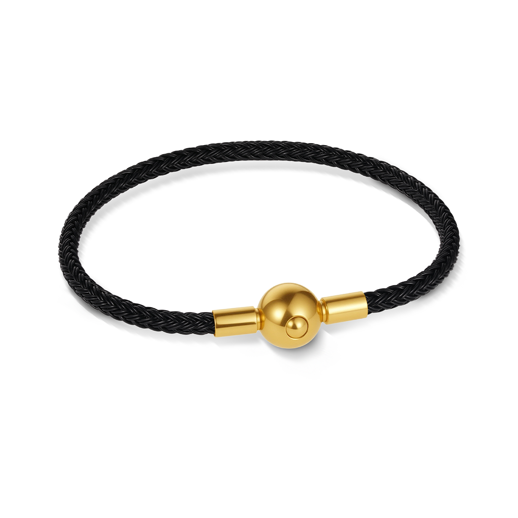 Black Snap Basic Bracelet image number 0