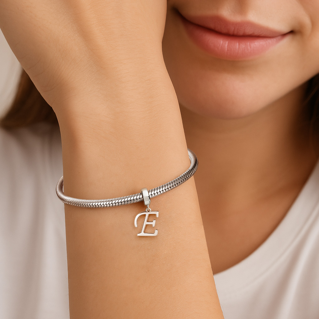 Letter E Pendant image number 2