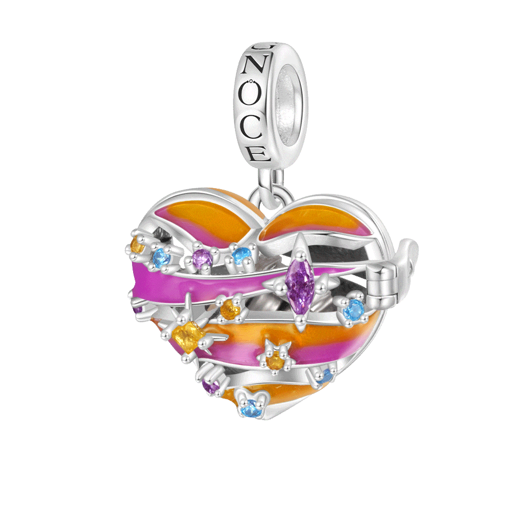 Heart Wireless LED Glow Mercury Pendant image number 0