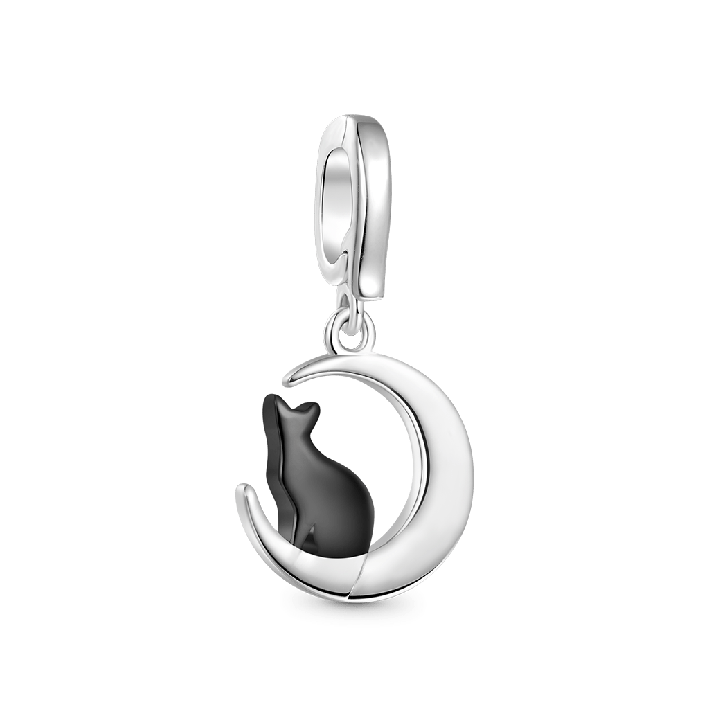 Black Cat Clasp Clusters Charm image number 1