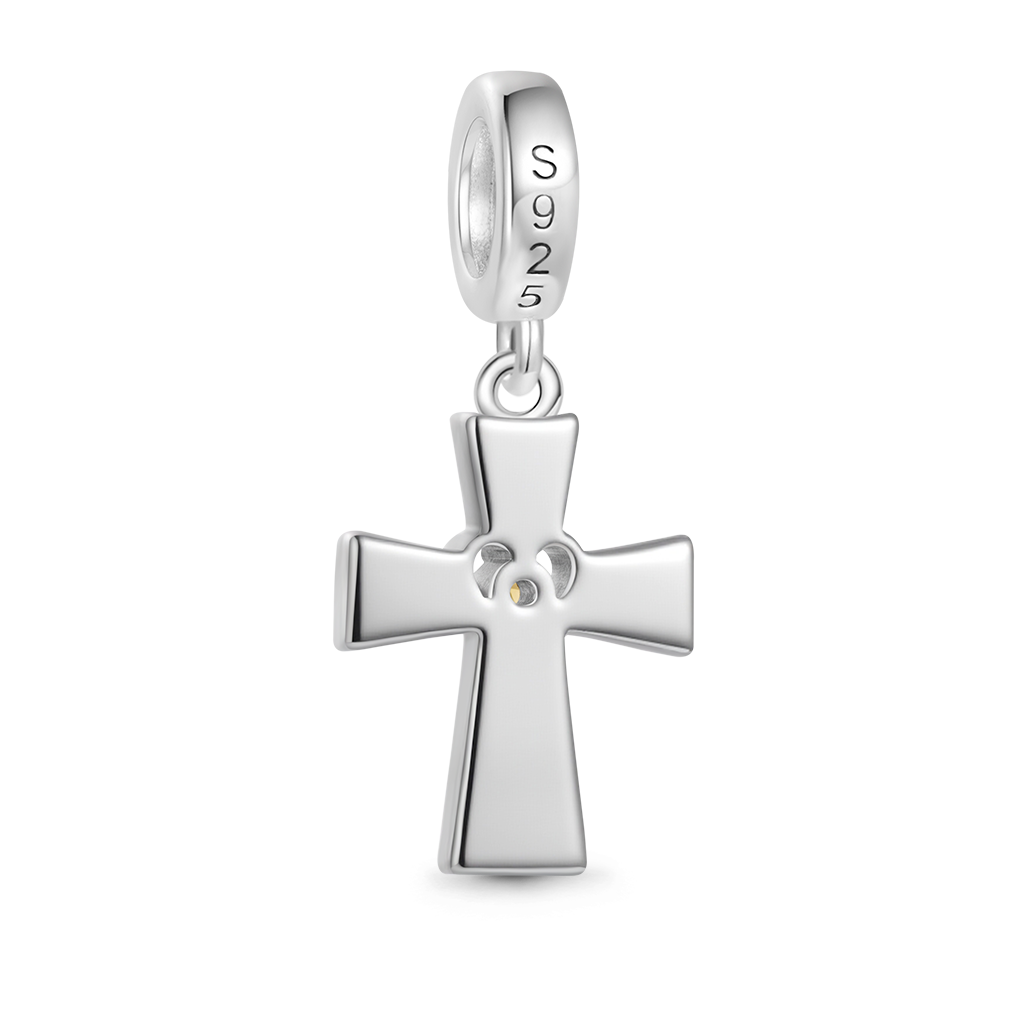 Love Mom Cross Pendant image number 2