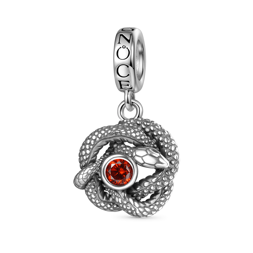 Snake Birthstone Pendant image number 1