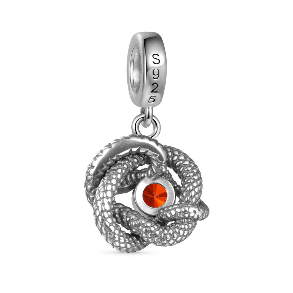 Snake Birthstone Pendant image number 2