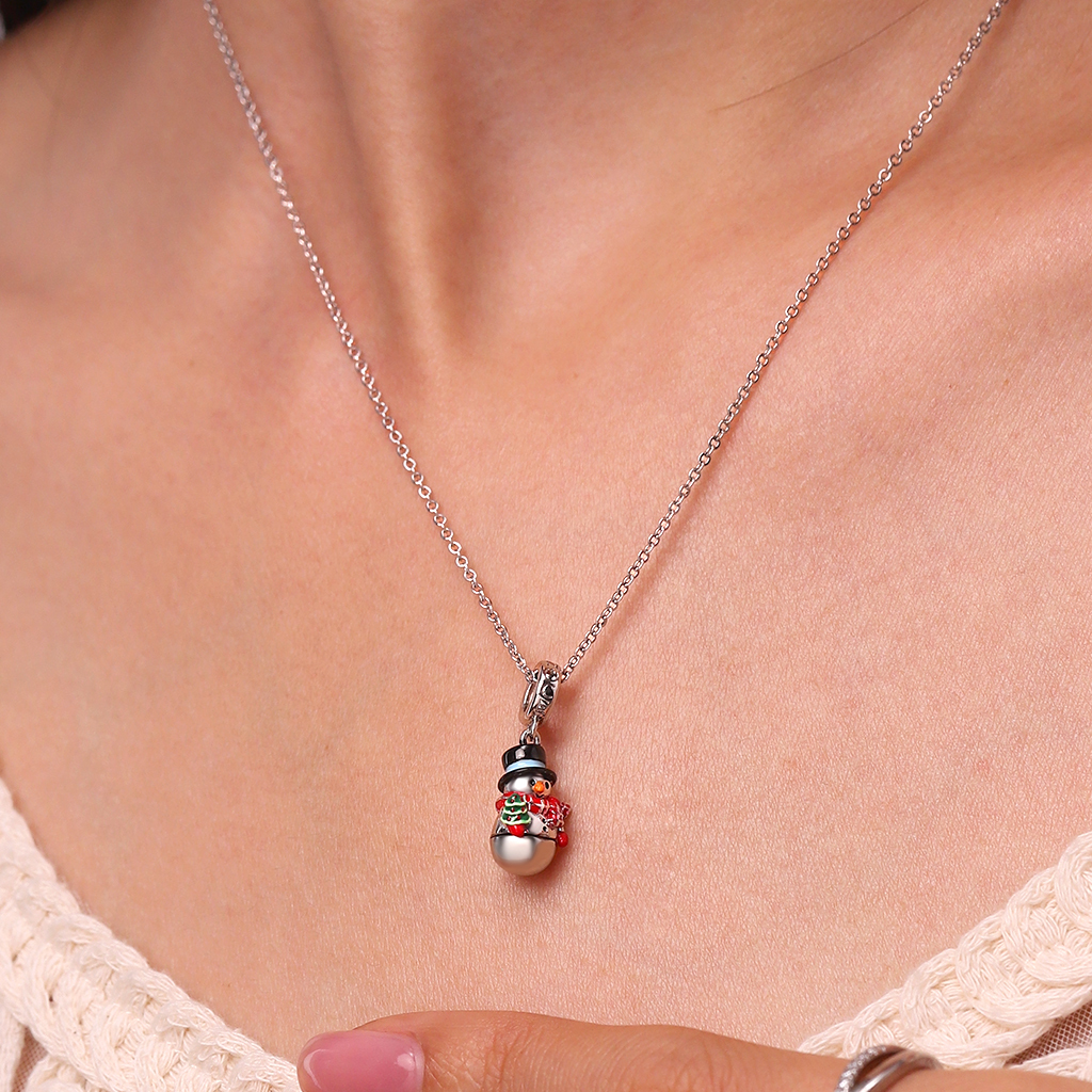 Christmas Snowman Pendant image number 5