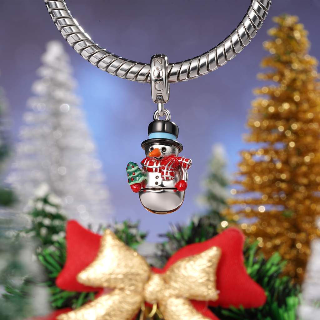 Christmas Snowman Pendant image number 3