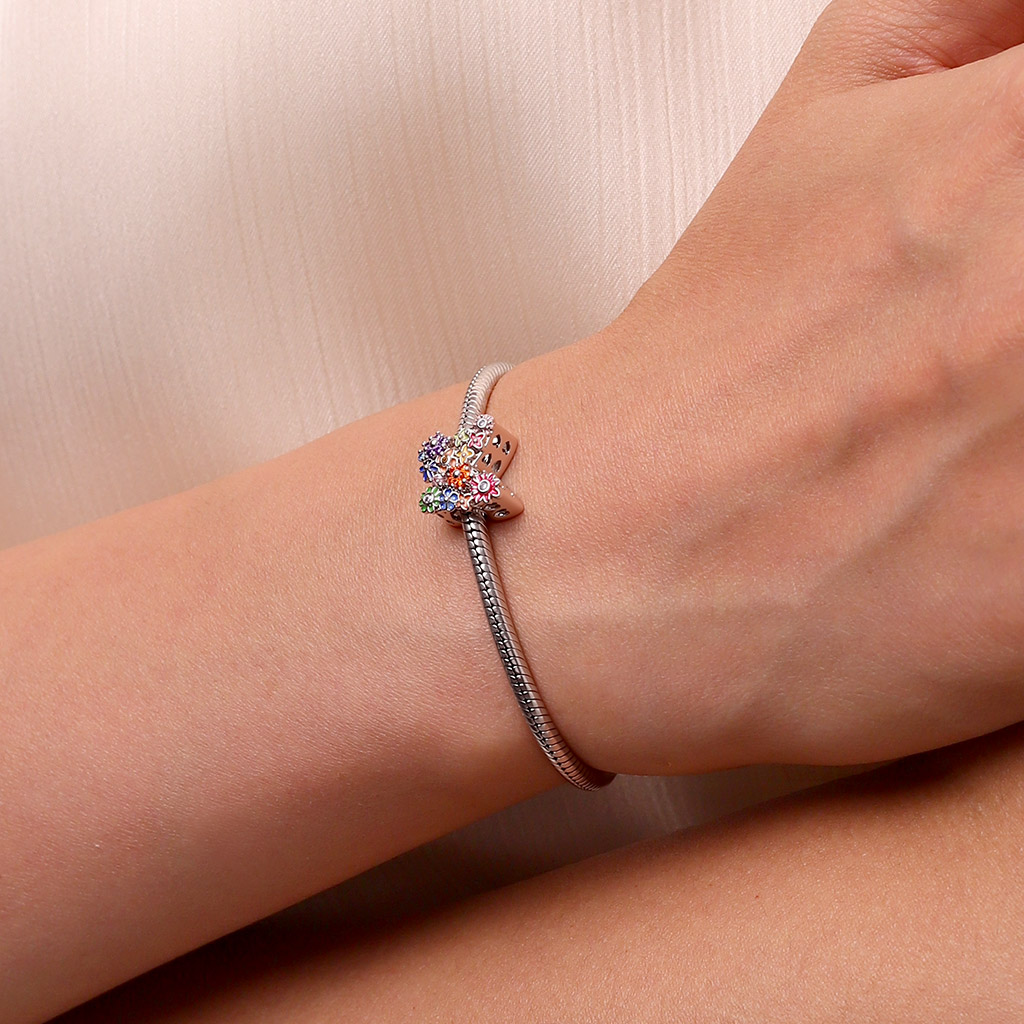 Butterfly Flower Charm image number 4