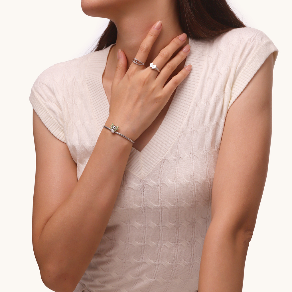 Mexican Axolotl Snowman Charm image number 4