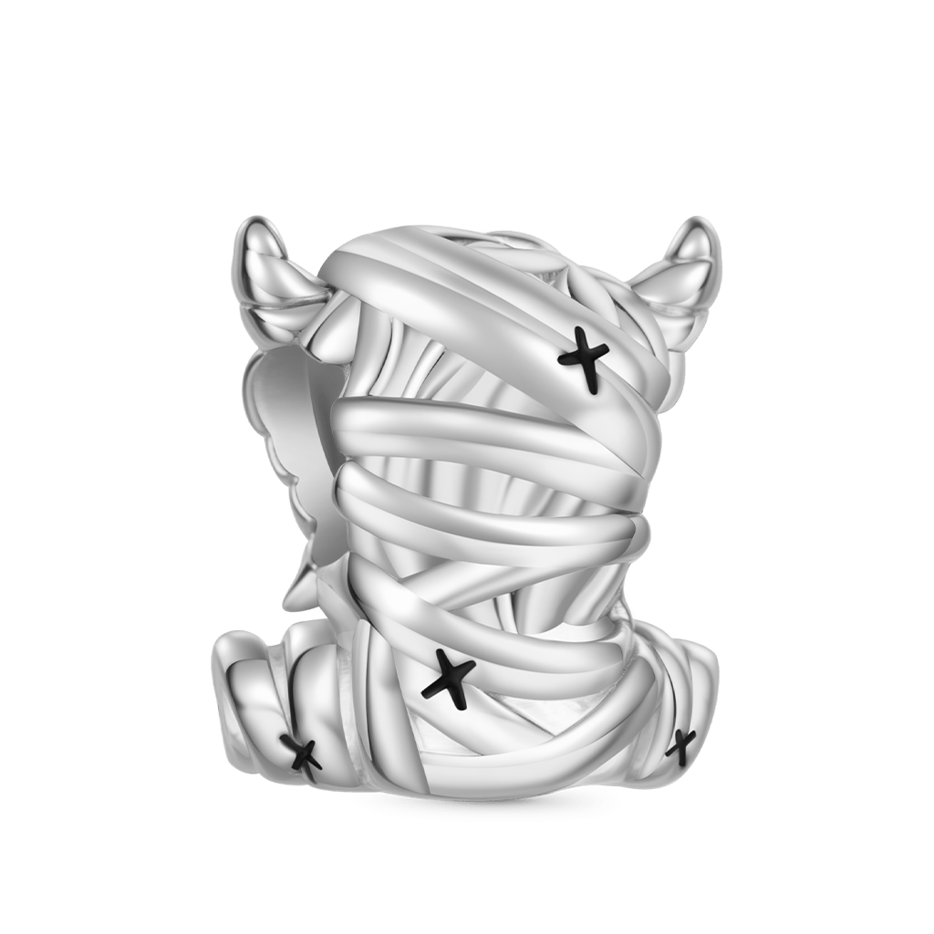 Mummy Highland Cow Charm image number 1
