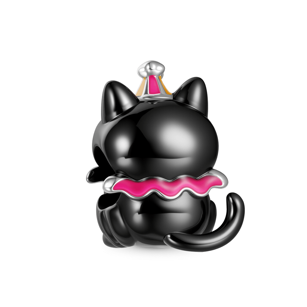 Black Cat Clown Charm image number 2
