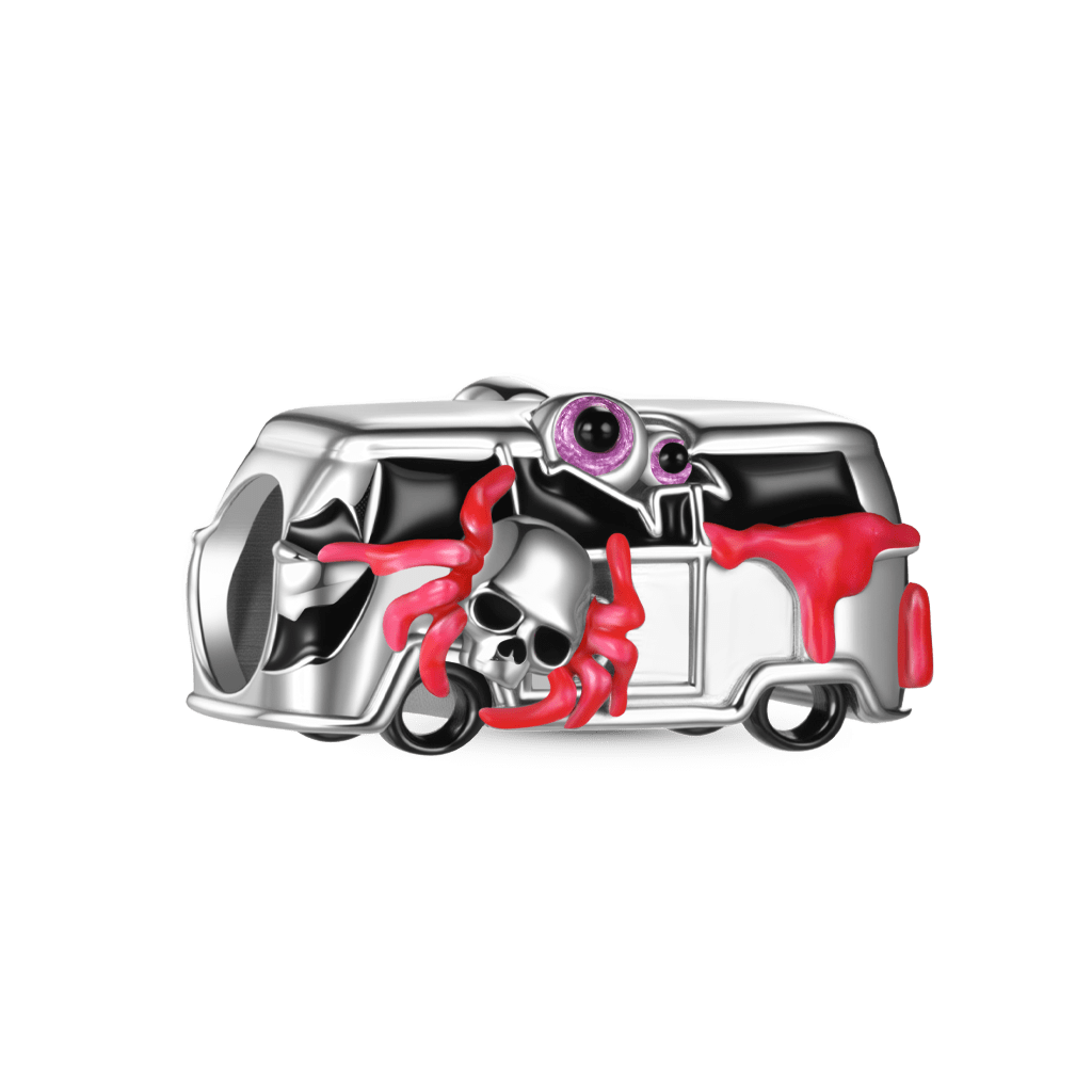 Halloween Ghost Bus Charm image number 1