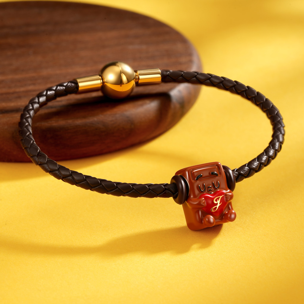 Brown Snap Basic Bracelet image number 2