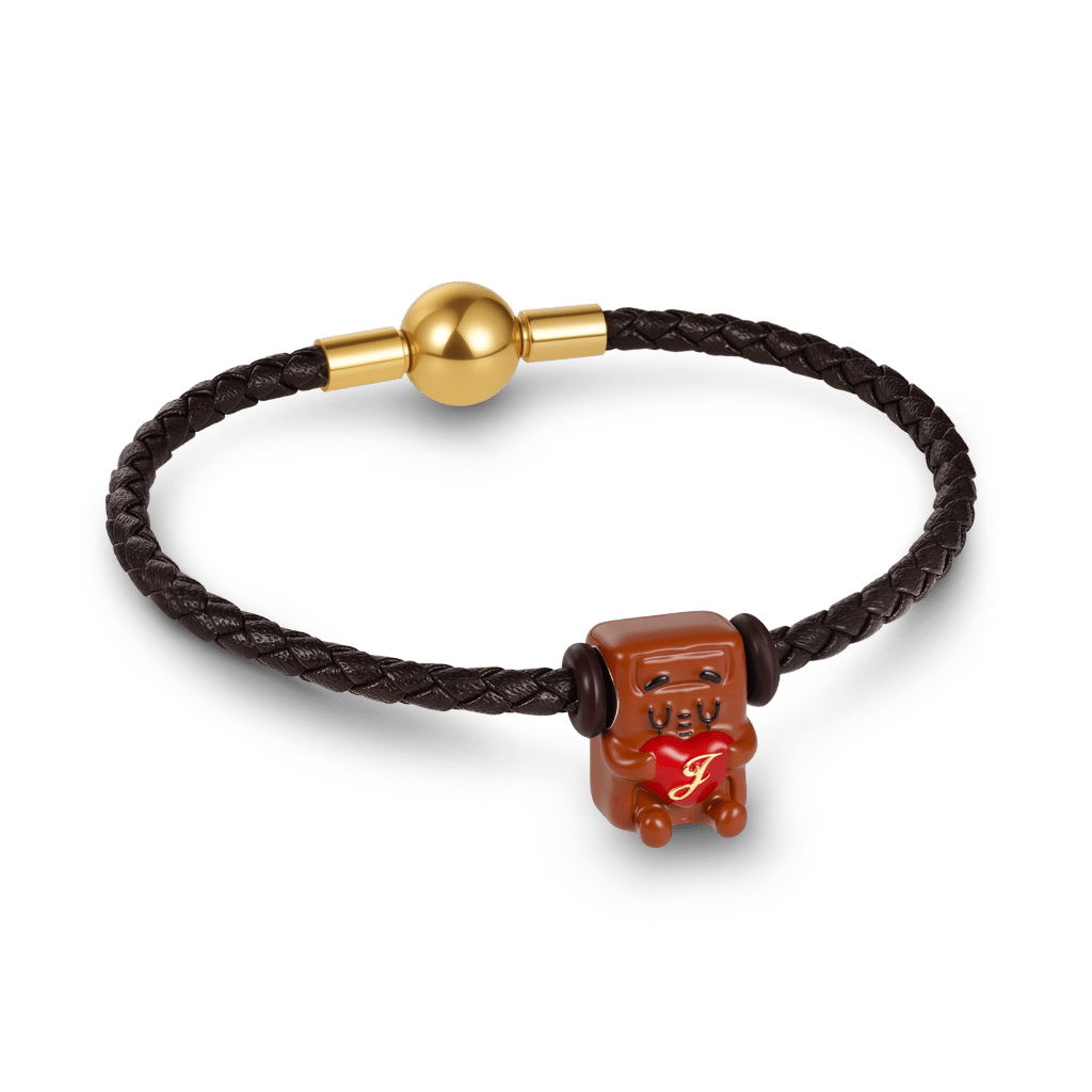 Brown Snap Basic Bracelet image number 1
