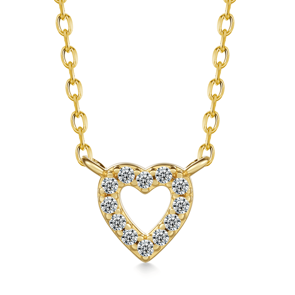 14k/10k Gold Love Heart Necklace image number 0