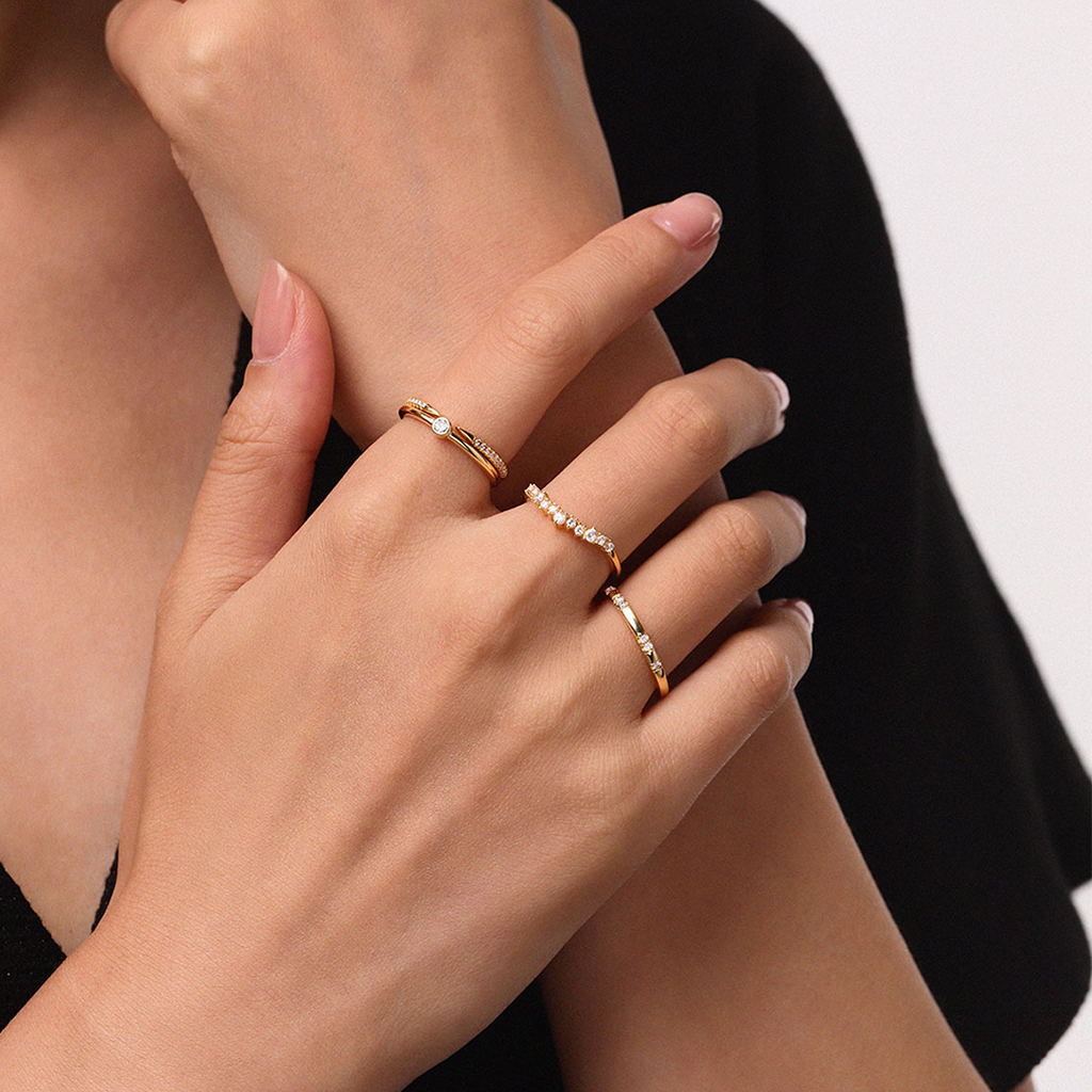 14k/10k Gold Cluster Ring image number 2