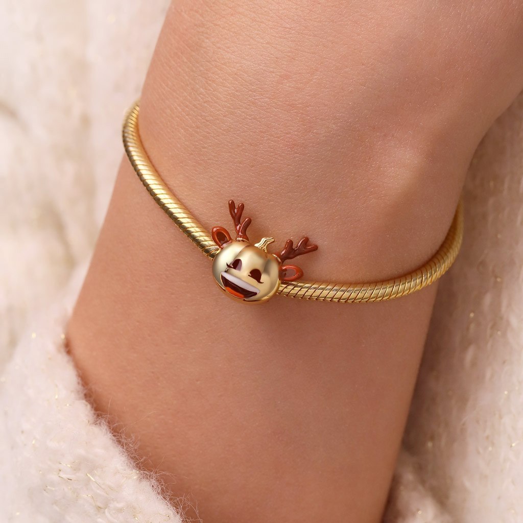 Elk Horns Pumpkin Charm image number 4