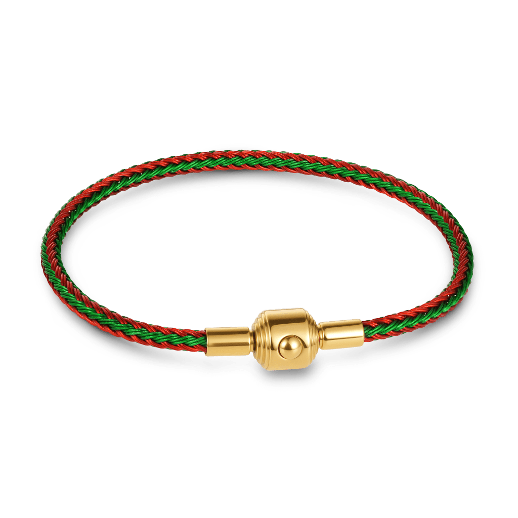 Red & Green Basic Bracelet image number 0