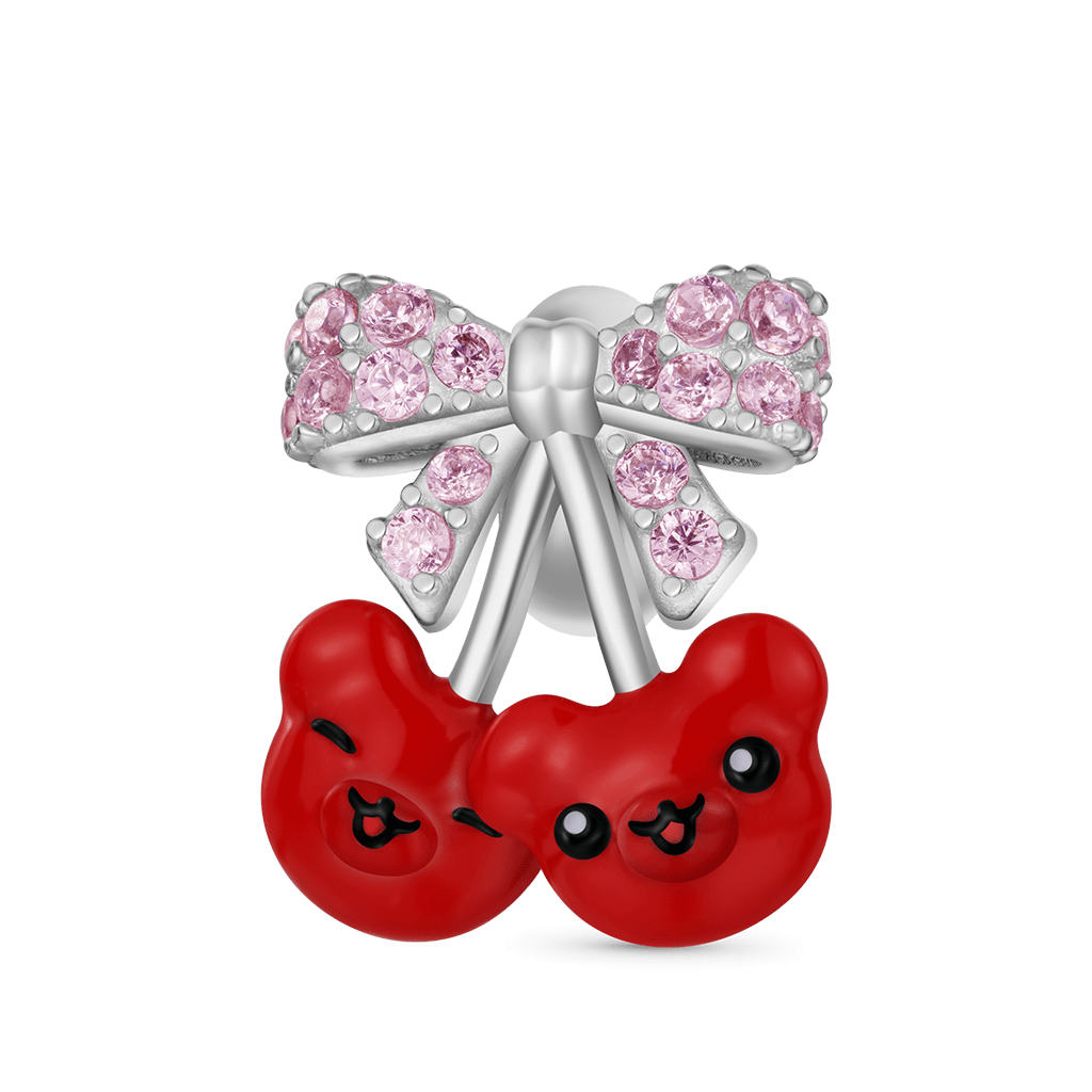 Cherry Bear Charm image number 0