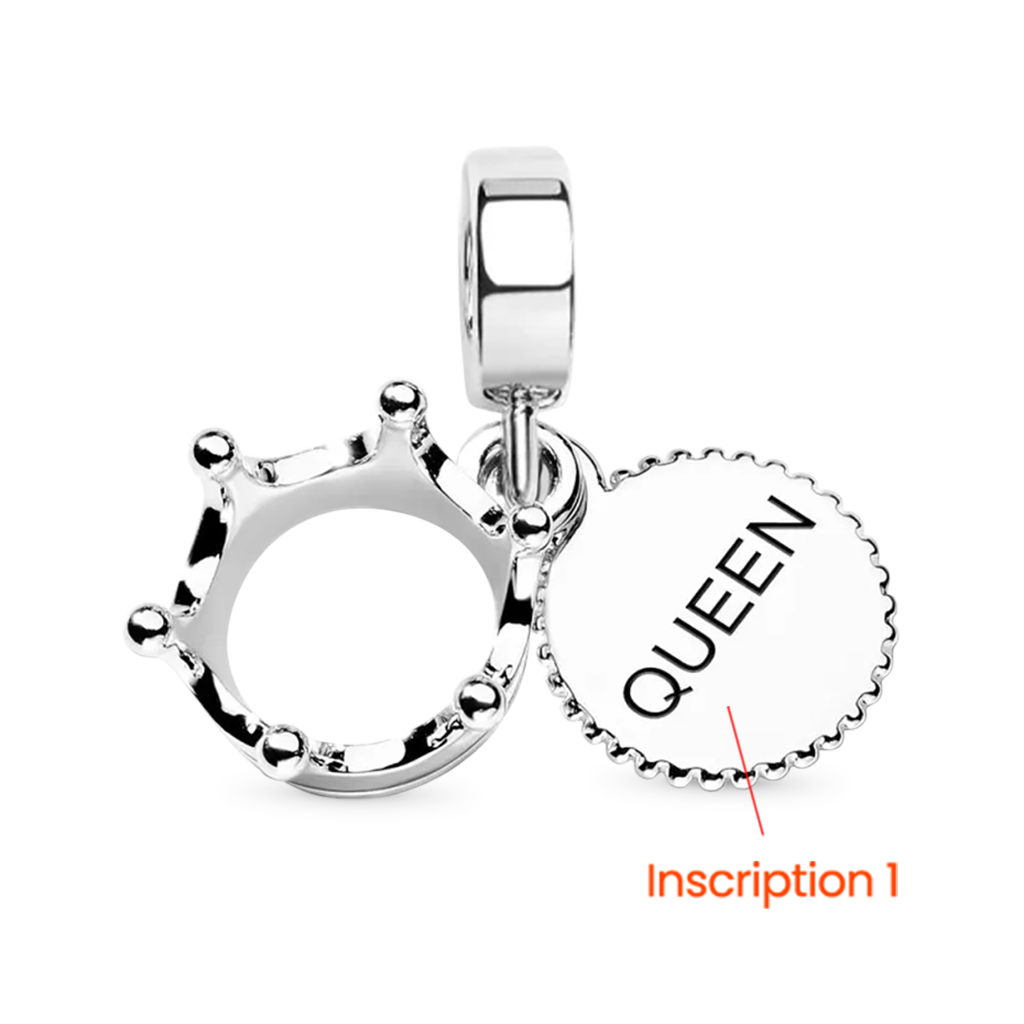Queen & Regal Crown Pendant image number 1