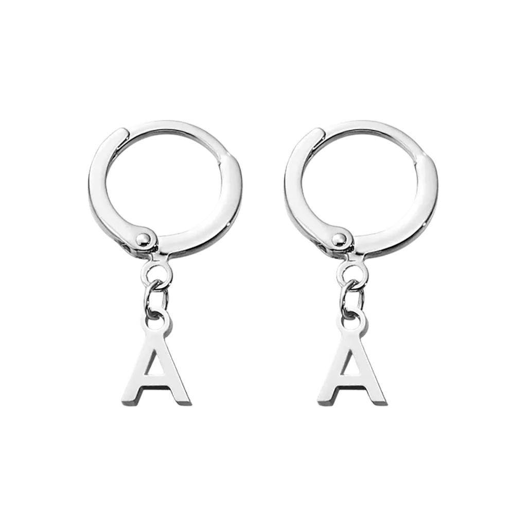 Personalized Vertical Name Earrings image number 0