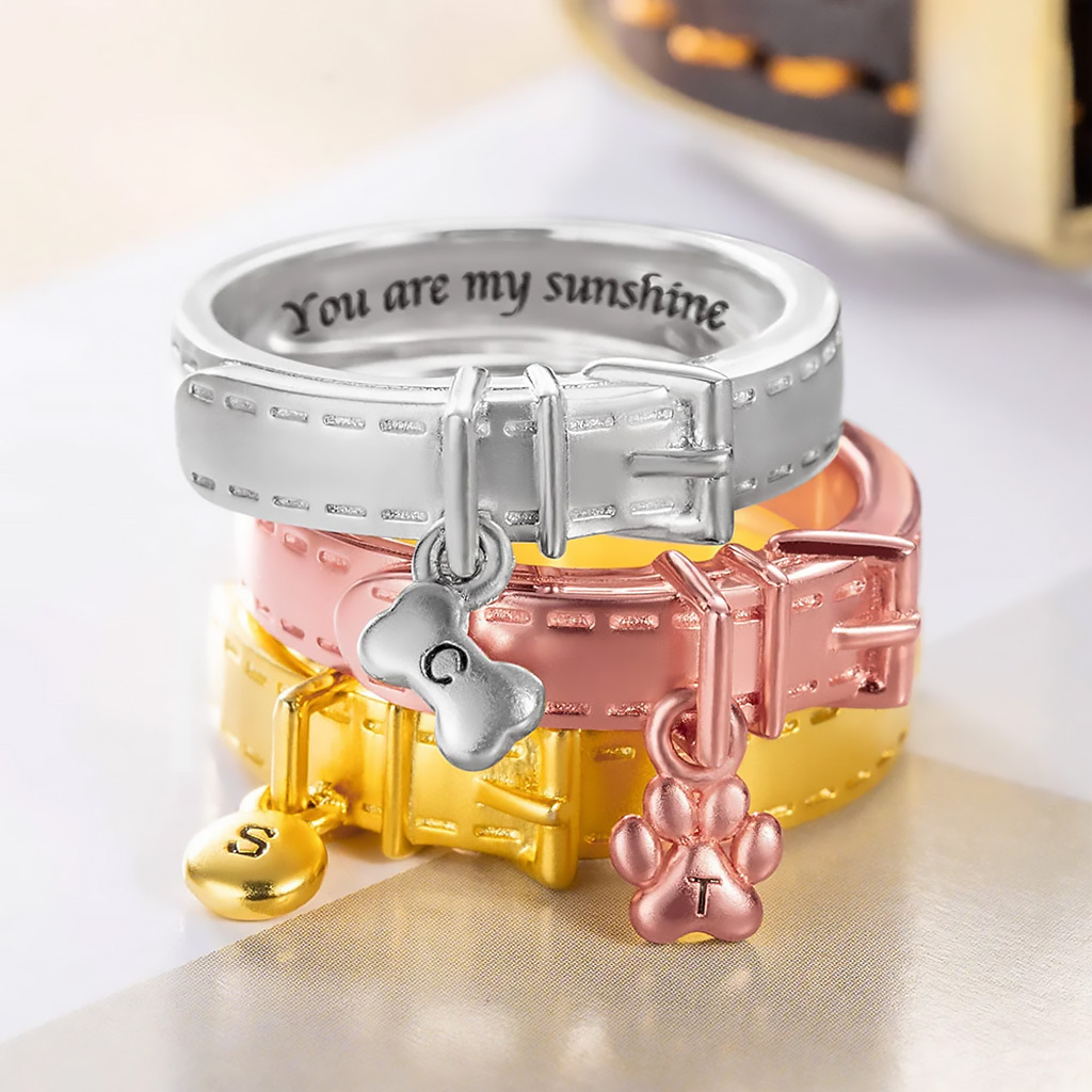 Personalized Pet Collar Ring image number 3