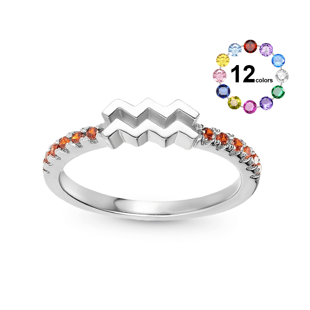 Birthstone Constellation Ring image number 0