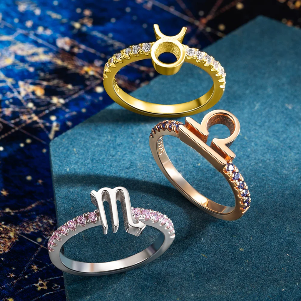 Birthstone Constellation Ring image number 2