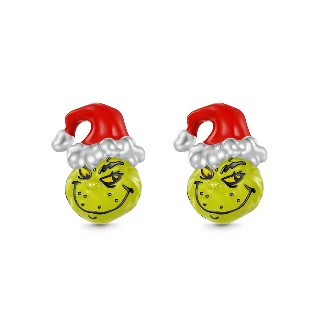 Grinch Stud Earrings image number 0