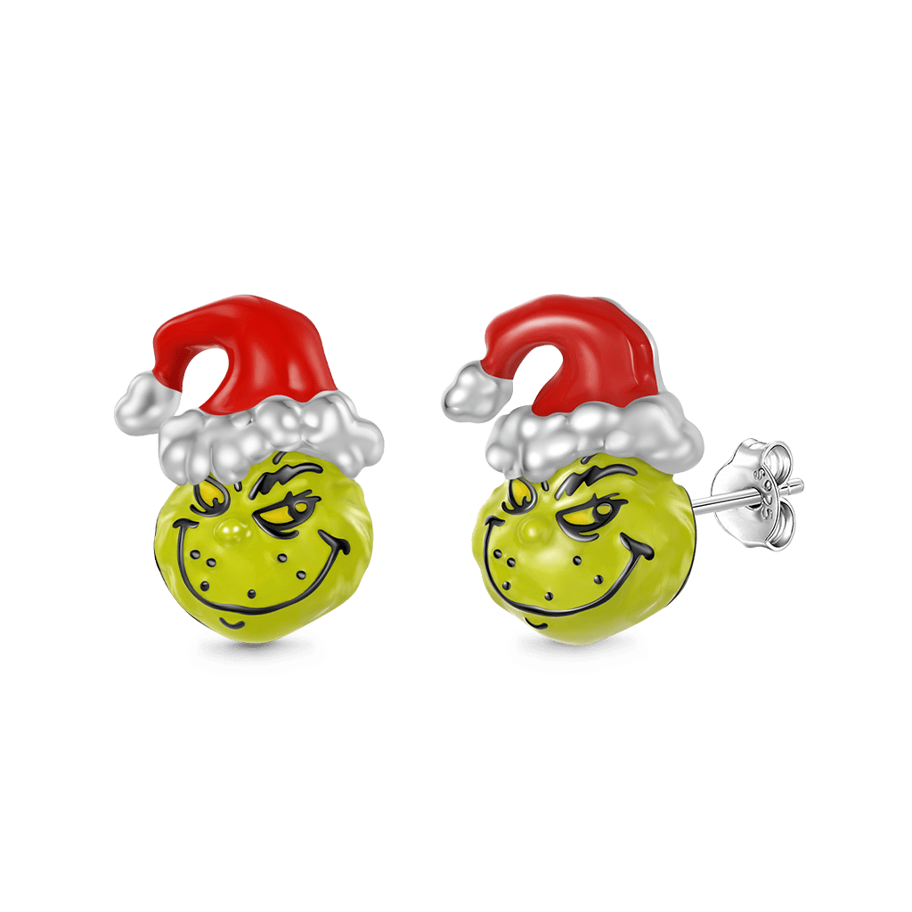 Grinch Stud Earrings image number 1