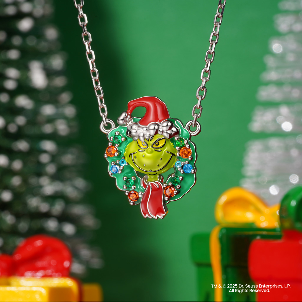Grinch Pendant Necklace image number 2