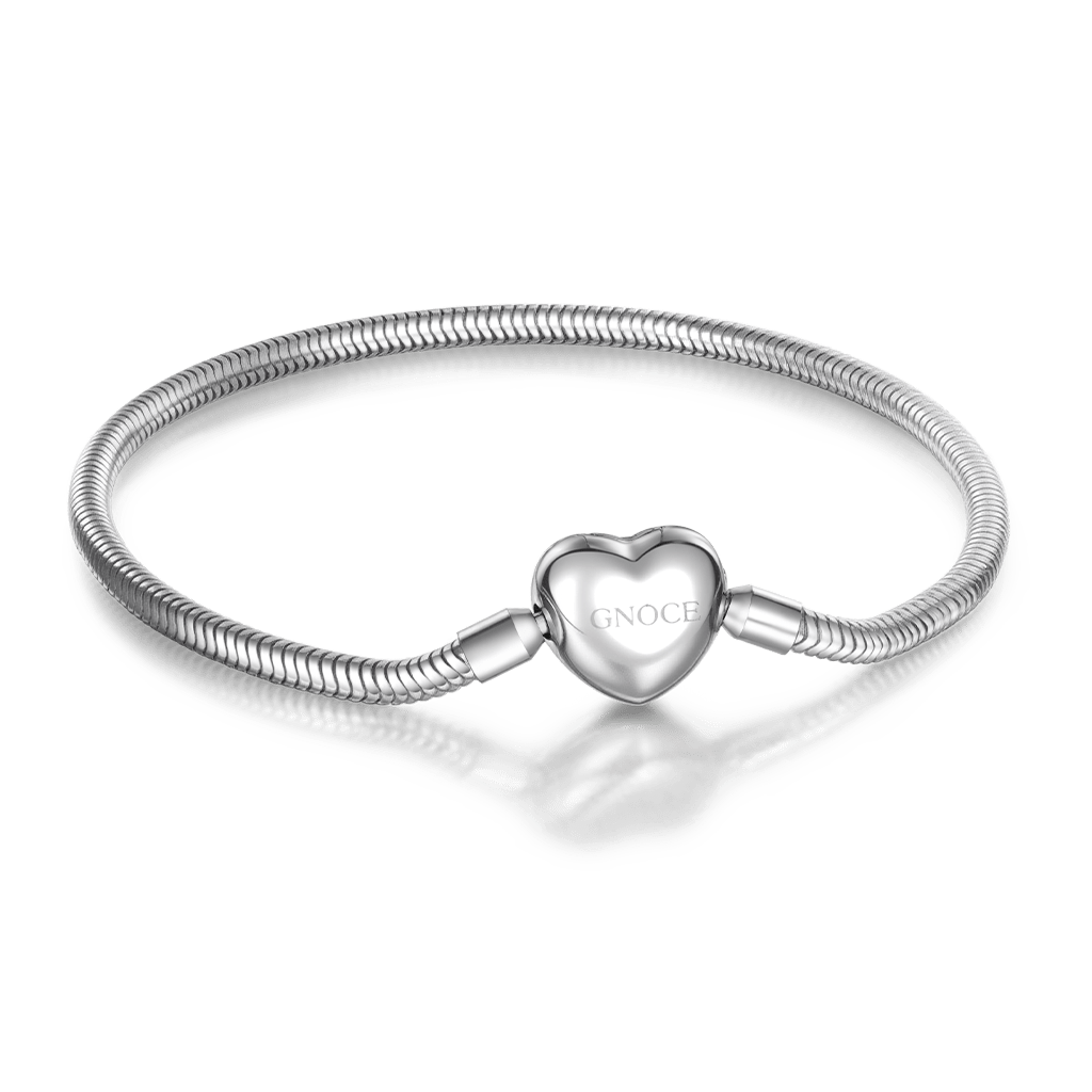 Metal Bracelet with Safety Chain image number 1