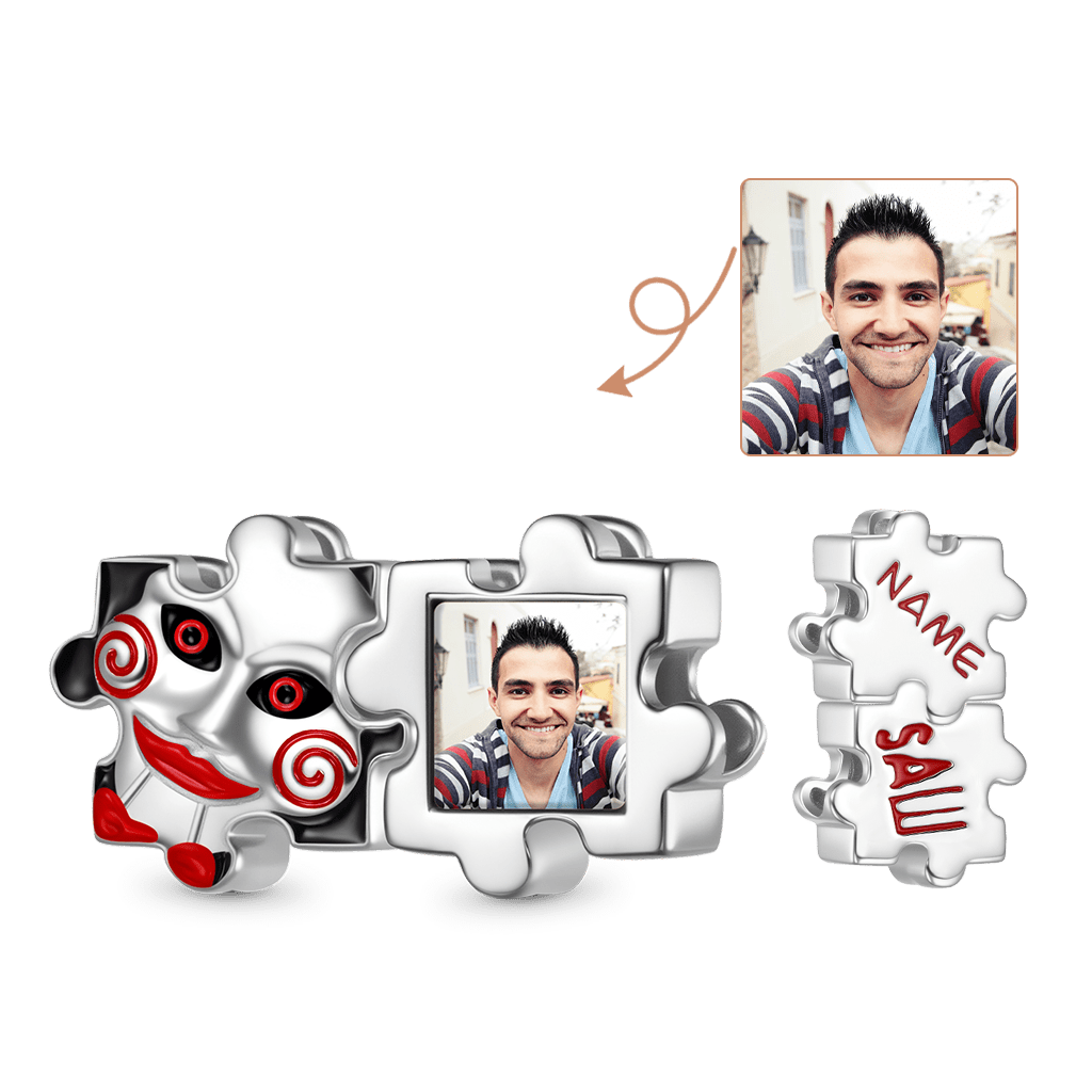 Billy Engravable Photo Charm image number 0