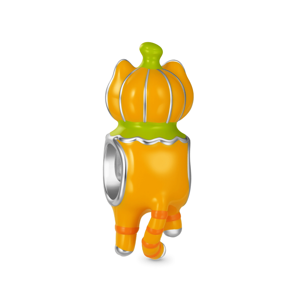 Pumpkin Cat Charm image number 4