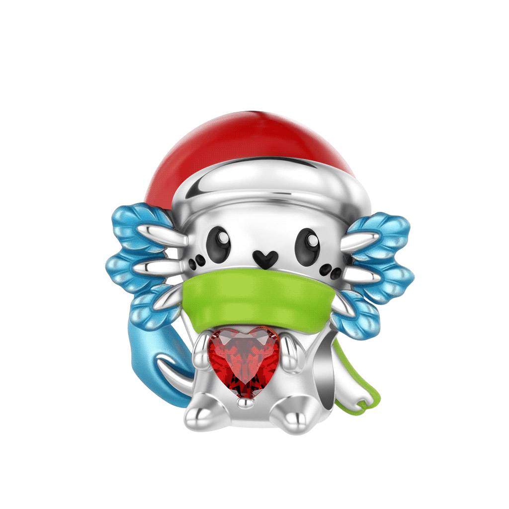 Christmas Salamander Charm image number 0
