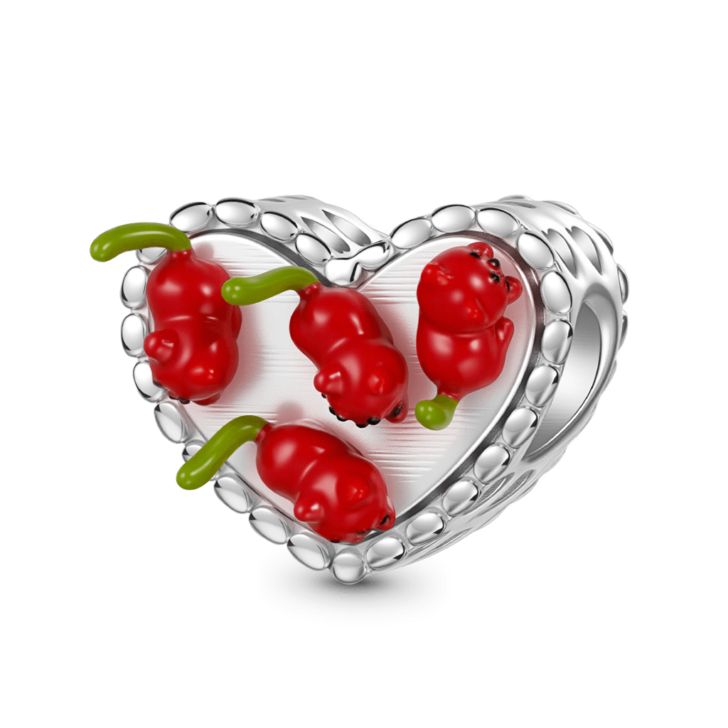 Cherry Cat Cake Charm image number 0