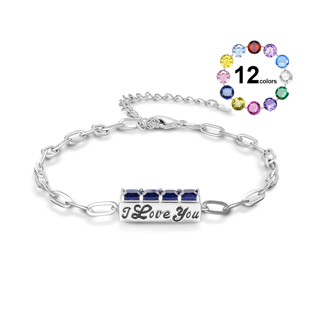Birthstone Engravable Bracelet image number 0