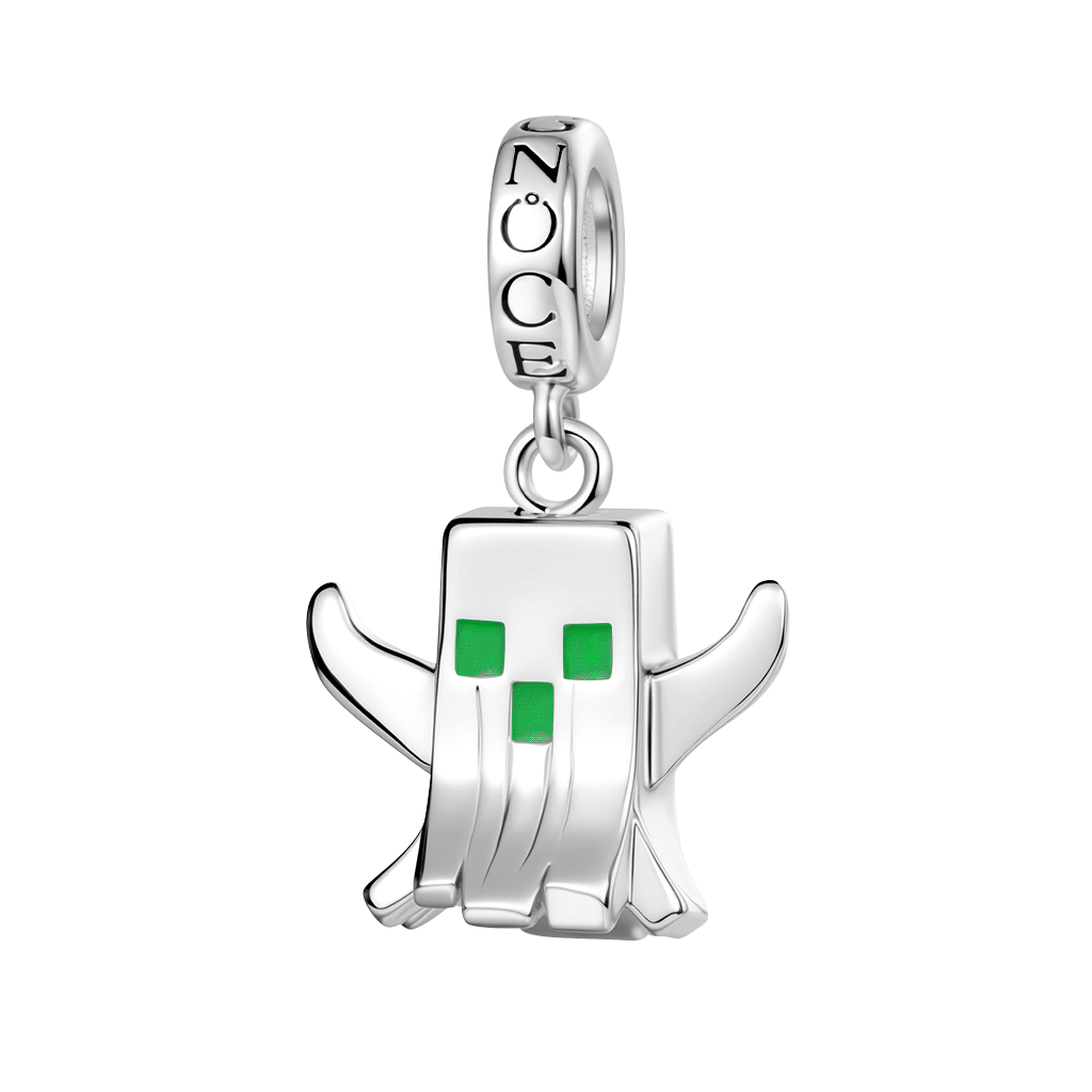 Pixel Ghost Pendant image number 0