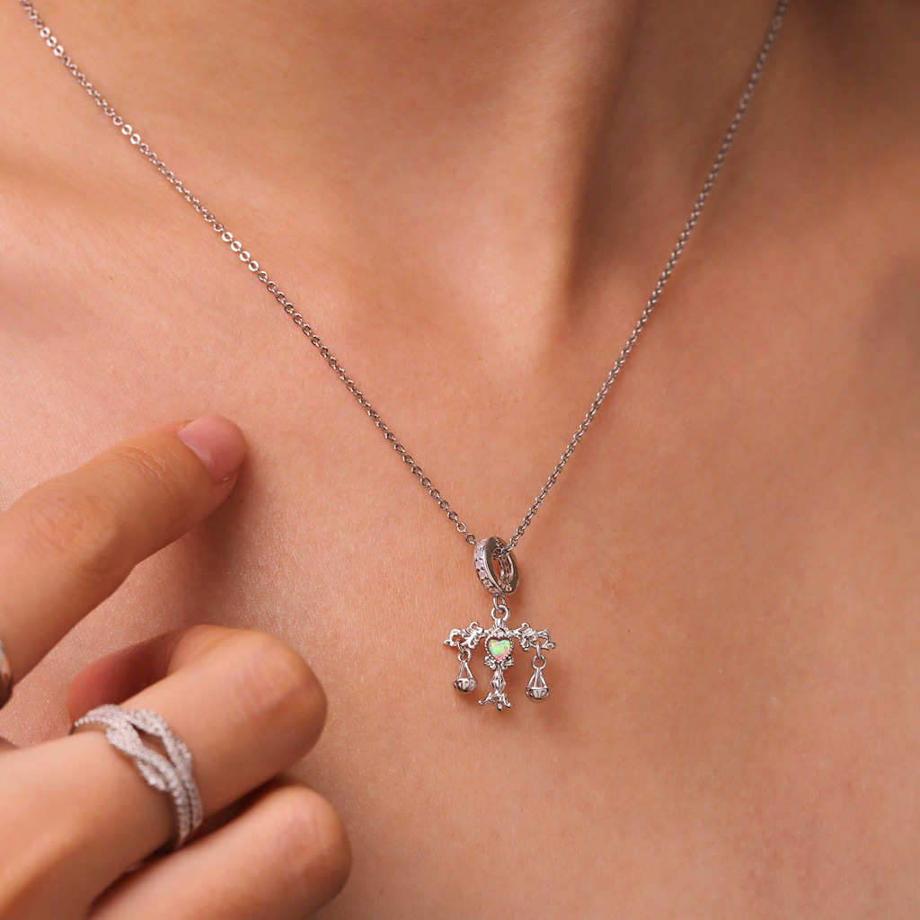 Romantic Libra Pendant image number 3