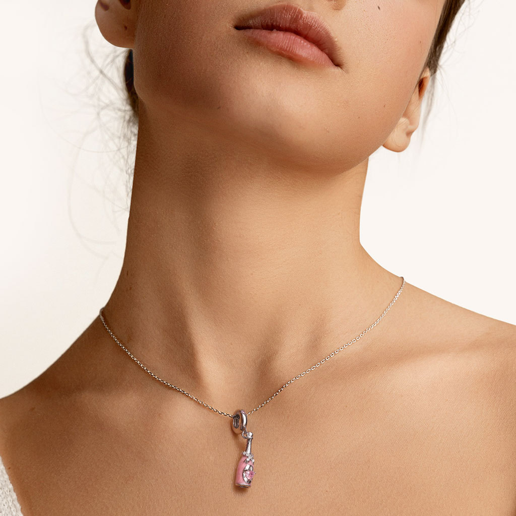 Champagne Bottle Pendant image number 3