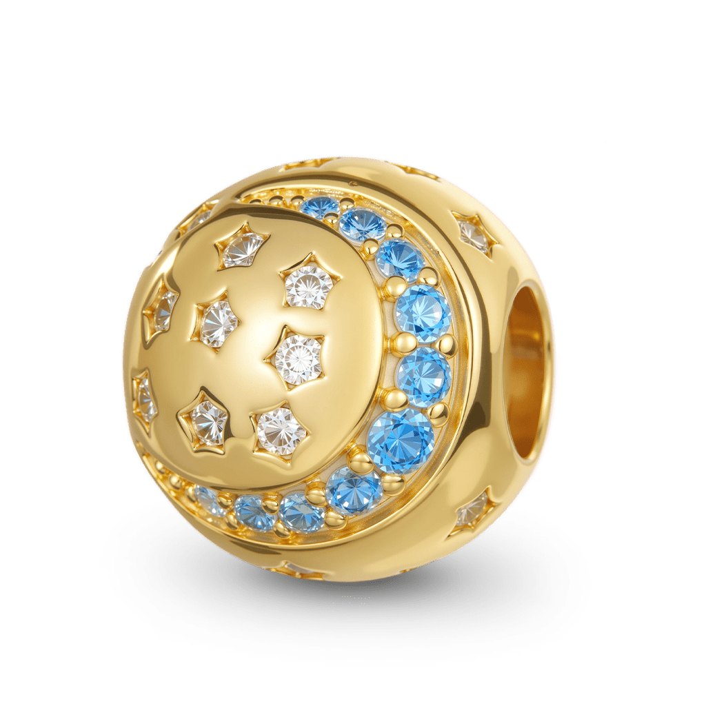 Starry Moon Star Charm image number 0