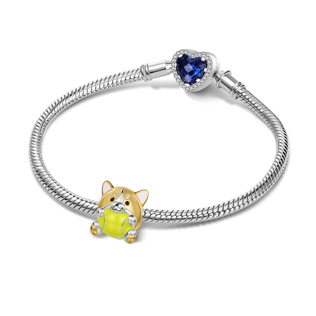 Corgi Holding Ball Charm image number 2