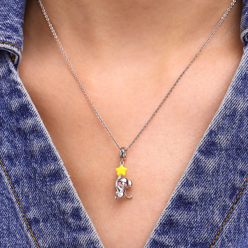 Dog Urn Ashes Pendant image number 1