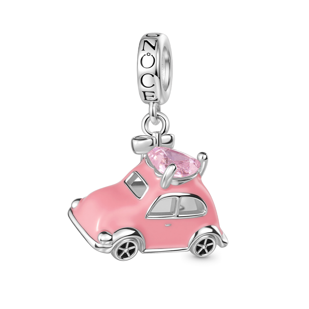 Pink Car Pendant image number 0