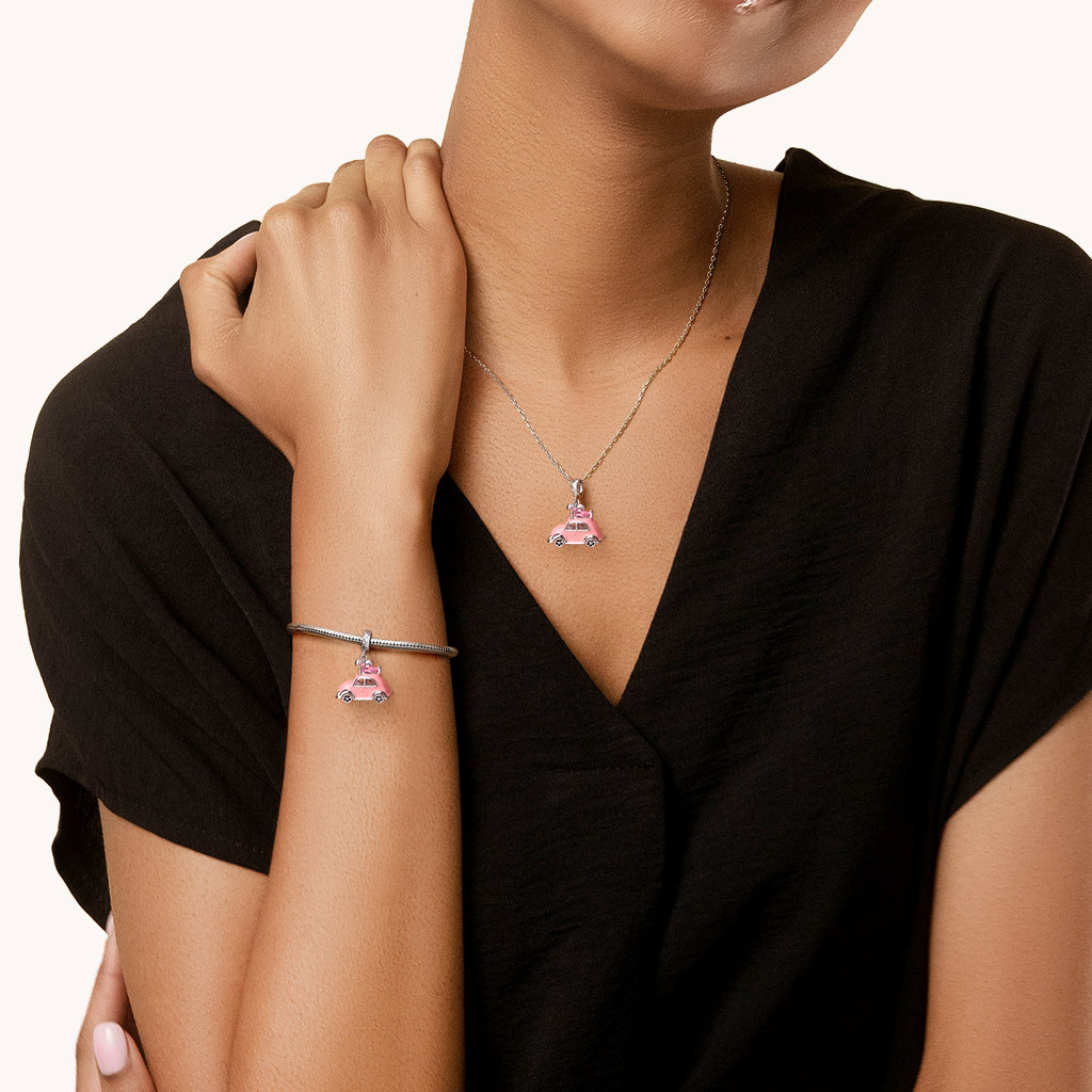 Pink Car Pendant image number 3