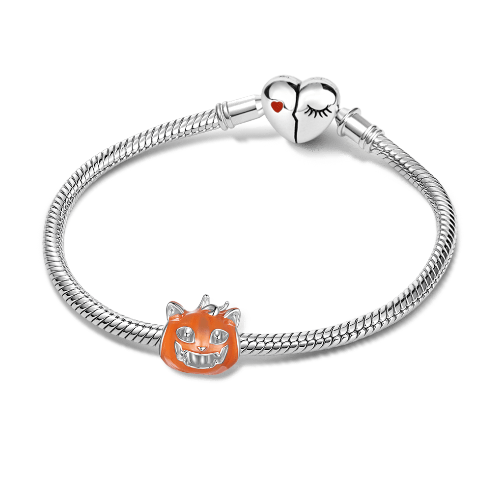 Pumpkin Cat Charm image number 2