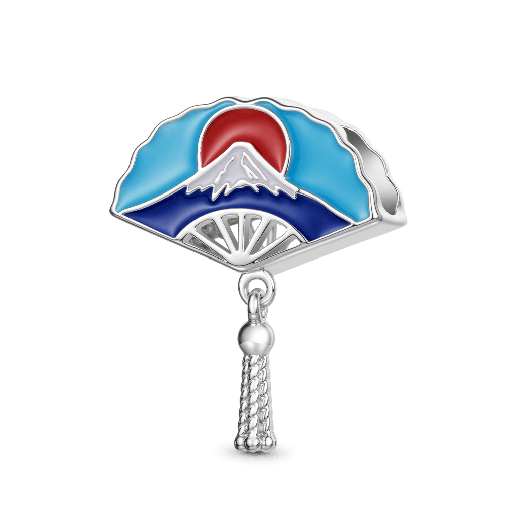 Mount Fuji Fan Charm image number 0