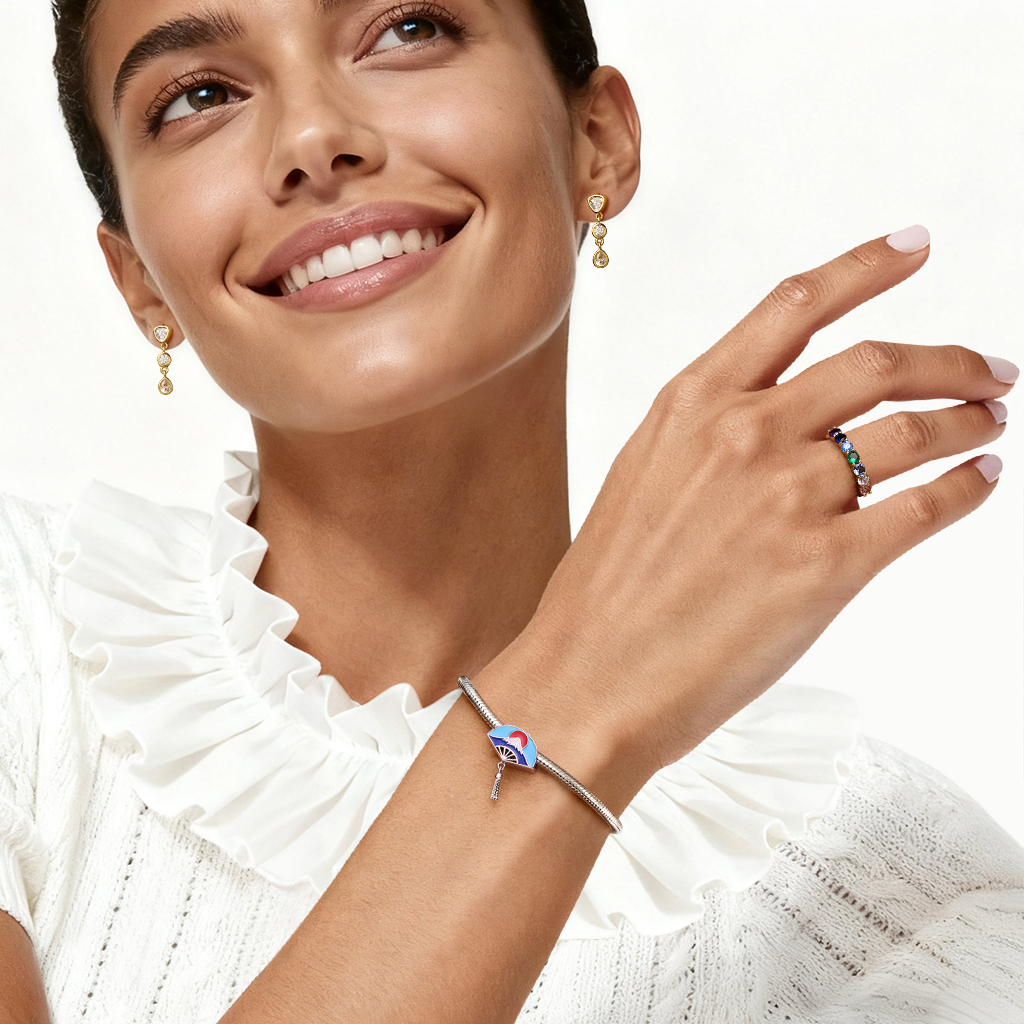 Mount Fuji Fan Charm image number 3