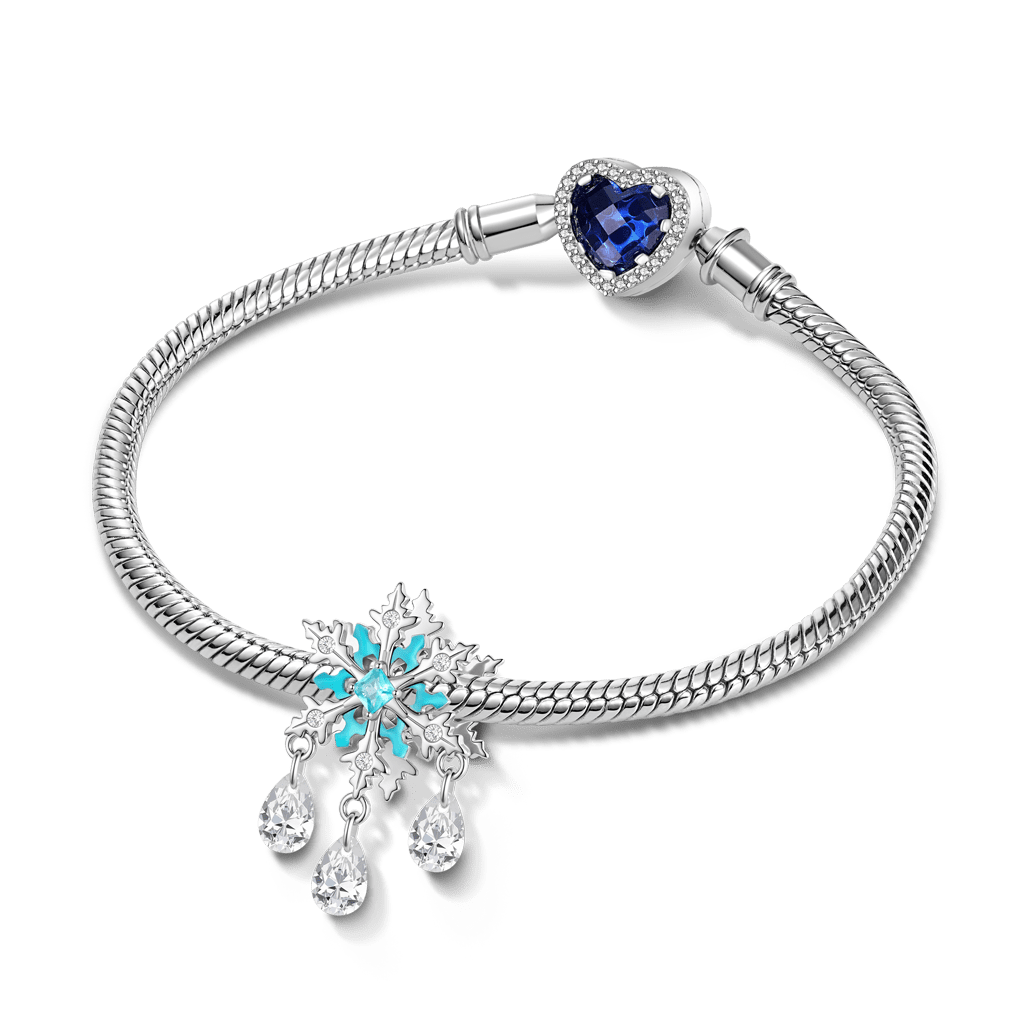 Blue Snowflakes Charm image number 2